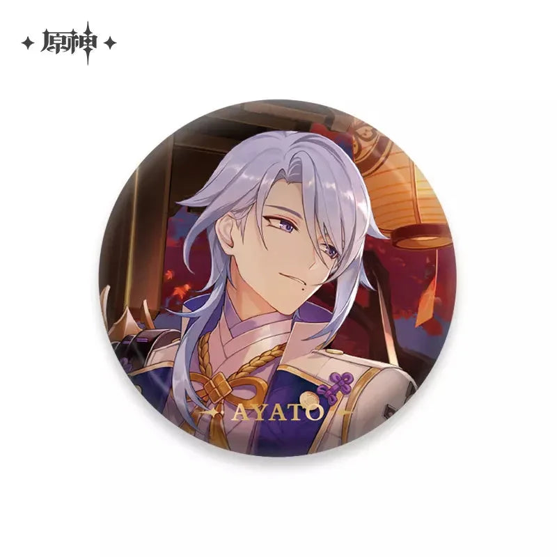 Event Artwork Series Badge Genshin Impact Kamisato Ayato ACG Go Anime