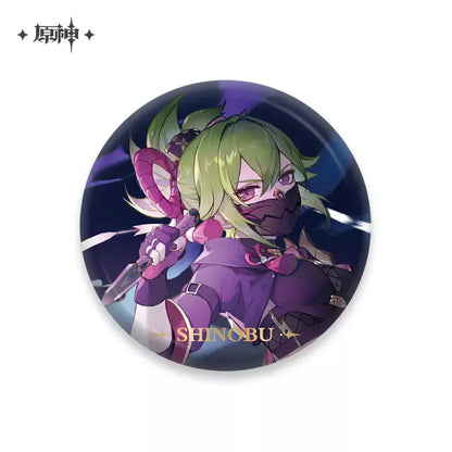 Event Artwork Series Badge Genshin Impact Kuki Shinobu ACG Go Anime