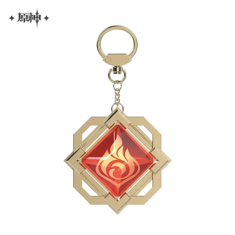 Genshin Impact FES 2023 Series Vision Keychain Liyue Anemo ACG Go Anime www.acg-go.com Anemo, Cryo, Dendro, ELectro, Geo, Hydro, Pendant & Keychain, Pyro, Vision