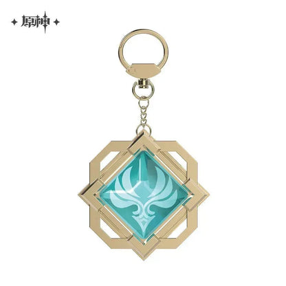 Genshin Impact FES 2023 Series Vision Keychain Liyue Anemo ACG Go Anime www.acg-go.com Anemo, Cryo, Dendro, ELectro, Geo, Hydro, Pendant & Keychain, Pyro, Vision
