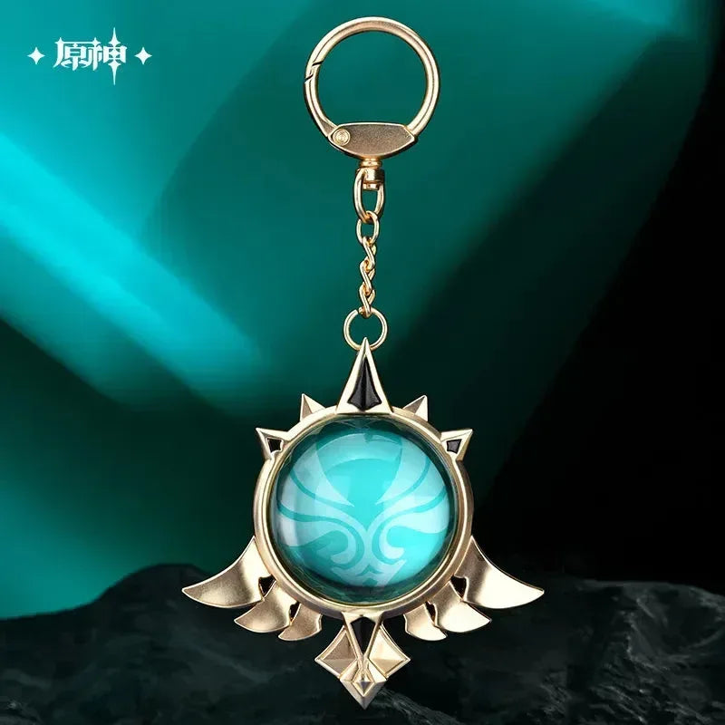 Genshin Impact FES 2023 Series Vision Keychain Liyue Anemo ACG Go Anime www.acg-go.com Anemo, Cryo, Dendro, ELectro, Geo, Hydro, Pendant & Keychain, Pyro, Vision