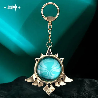 Genshin Impact FES 2023 Series Vision Keychain Liyue Anemo ACG Go Anime www.acg-go.com Anemo, Cryo, Dendro, ELectro, Geo, Hydro, Pendant & Keychain, Pyro, Vision