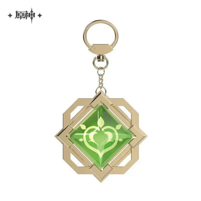 Genshin Impact FES 2023 Series Vision Keychain Liyue Anemo ACG Go Anime www.acg-go.com Anemo, Cryo, Dendro, ELectro, Geo, Hydro, Pendant & Keychain, Pyro, Vision