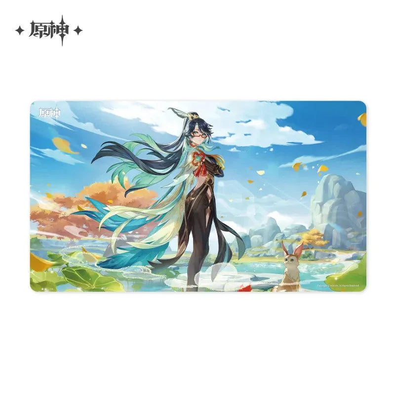 Gaming Mouse Pad Vol 2 Genshin Impact Vibrant Harriers Aloft in Spring Breeze ACG Go Anime
