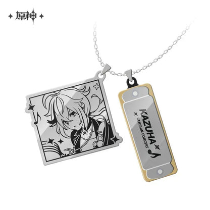 Genshin Impact Genshin Concert 2022 Series Mini Harmonica Necklace Shenhe ACG Go Anime www.acg-go.com Apparel, Art Decor, Barbara, Kaedehara Kazuha, Shenhe, Theme Artwork, Xinyan, Yae Miko, Yunjin