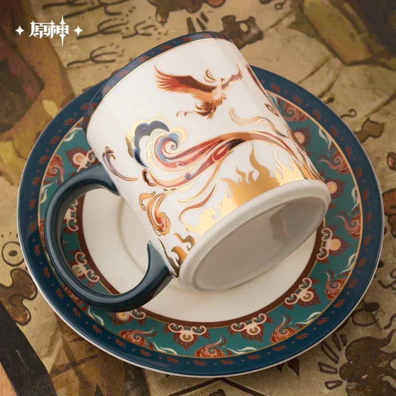 Genshin Impact Guoba Flavors of the World Cutlery Set Cutlery Set ACG Go Anime www.acg-go.com Ceramics, Guoba, Household, Mug, Xiangling
