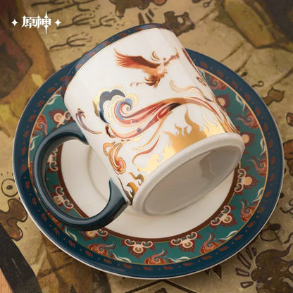 Genshin Impact Guoba Flavors of the World Cutlery Set Cutlery Set ACG Go Anime www.acg-go.com Ceramics, Guoba, Household, Mug, Xiangling