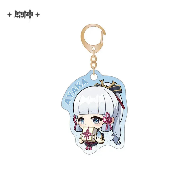 Genshin Impact Hua Cai Qi Shi Series Merch Badge- Yomiya ACG Go Anime www.acg-go.com Art Decor, Ayaka, Badge, Pendant & Keychain, Shikishi, Stand, Yoimiya