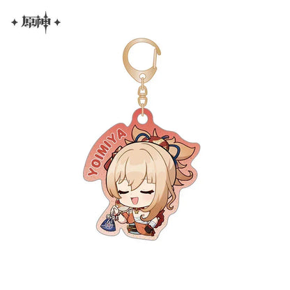 Genshin Impact Hua Cai Qi Shi Series Merch Badge- Yomiya ACG Go Anime www.acg-go.com Art Decor, Ayaka, Badge, Pendant & Keychain, Shikishi, Stand, Yoimiya