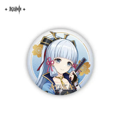 Genshin Impact Hua Cai Qi Shi Series Merch Badge- Yomiya ACG Go Anime www.acg-go.com Art Decor, Ayaka, Badge, Pendant & Keychain, Shikishi, Stand, Yoimiya