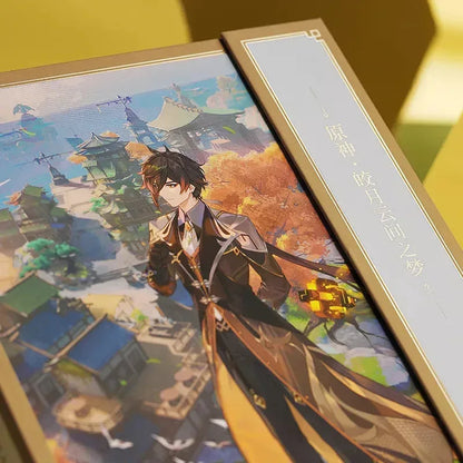 Genshin Impact Jade Moon Upon a Sea of Clouds OST CD Packaging ACG Go Anime www.acg-go.com Genshin Impact, Liyue, Zhongli