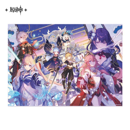 Genshin Impact Puzzle Omnipresence Over Mortals ACG Go Anime www.acg-go.com Aether, Alhaitham, Art Decor, Dehya, Event Artwork, Kaedehara Kazuha, Kamisato Ayaka, Nahida, Nilou, Paimon, Puzzle, Sangonomiya Kokomi, Tighnari, Yae Miko