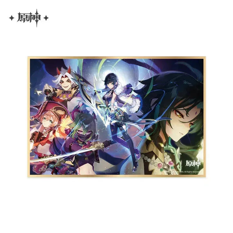 Genshin Impact Shikishi Card Board Hidden Dreams in the Depths B Ver. ACG Go Anime www.acg-go.com Aether, Albedo, Alhaitham, Arataki Itto, Art Decor, Azhdaha, Baizhu, Cardboard, Dehya, Event Artwork, Furina, Ganyu, Kamisato Ayato, Kuki Shinobu, Nahida, Paimon, Venti, Wanderer, Xiao, Yanfei, Yelan, Zhongli