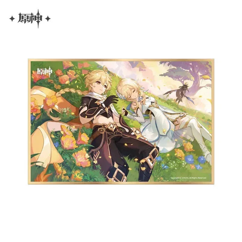 Genshin Impact Shikishi Card Board An Everlasting Dream Intertwined ACG Go Anime www.acg-go.com Aether, Albedo, Alhaitham, Arataki Itto, Art Decor, Azhdaha, Baizhu, Cardboard, Dehya, Event Artwork, Furina, Ganyu, Kamisato Ayato, Kuki Shinobu, Nahida, Paimon, Venti, Wanderer, Xiao, Yanfei, Yelan, Zhongli