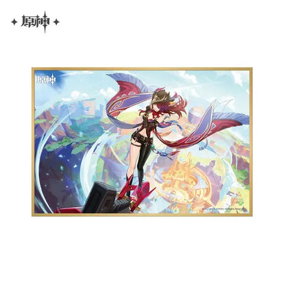 Genshin Impact Shikishi Card Board Tapestry of Spirit and Flame ACG Go Anime www.acg-go.com Aether, Albedo, Alhaitham, Arataki Itto, Art Decor, Azhdaha, Baizhu, Cardboard, Dehya, Event Artwork, Furina, Ganyu, Kamisato Ayato, Kuki Shinobu, Nahida, Paimon, Venti, Wanderer, Xiao, Yanfei, Yelan, Zhongli