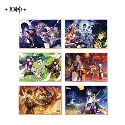 Genshin Impact Shikishi Card Board All That Glitters ACG Go Anime www.acg-go.com Aether, Albedo, Alhaitham, Arataki Itto, Art Decor, Azhdaha, Baizhu, Cardboard, Dehya, Event Artwork, Furina, Ganyu, Kamisato Ayato, Kuki Shinobu, Nahida, Paimon, Venti, Wanderer, Xiao, Yanfei, Yelan, Zhongli