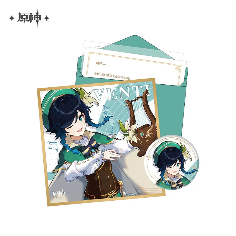 The Day of Destiny Set Genshin Impact Venti ACG Go Anime