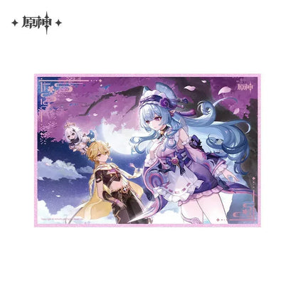 Genshin Impact Theme Series Acrylic Shikishi Cardboard Seeing the Moonlight in a Dream ACG Go Anime www.acg-go.com Alhaitham, Art Decor, Cardboard, Cyno, Event Artwork, Hu Tao, Kaveh, Nahida, Neuvillette, Tighnari, Wanderer, Wriothesley, Xiao, Yelan