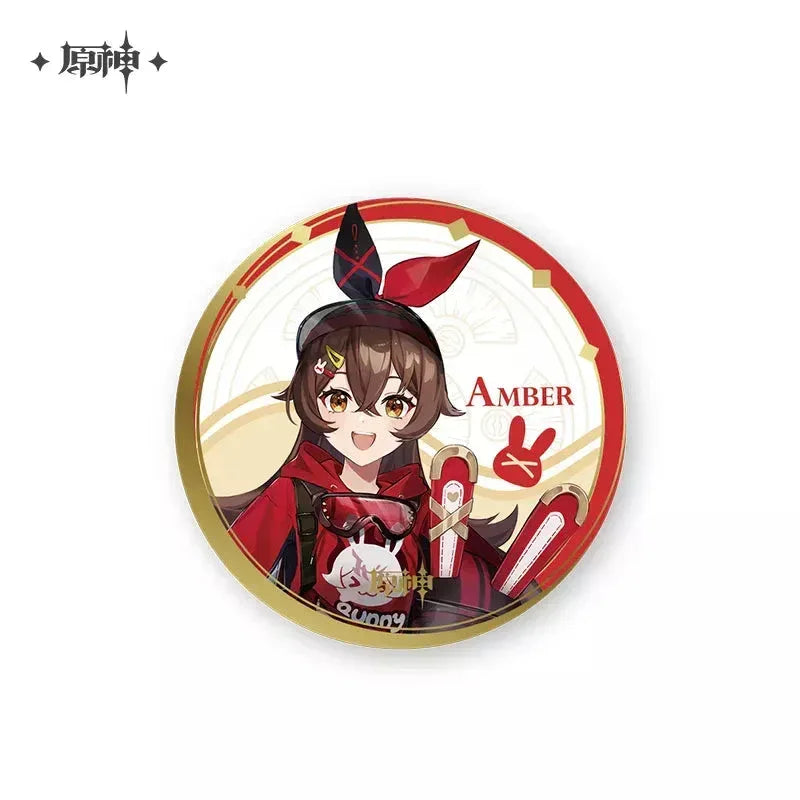 Genshin Impact X PizzaHut Series Merch Plate: Amber ACG Go Anime www.acg-go.com Amber, Apparel, Eula