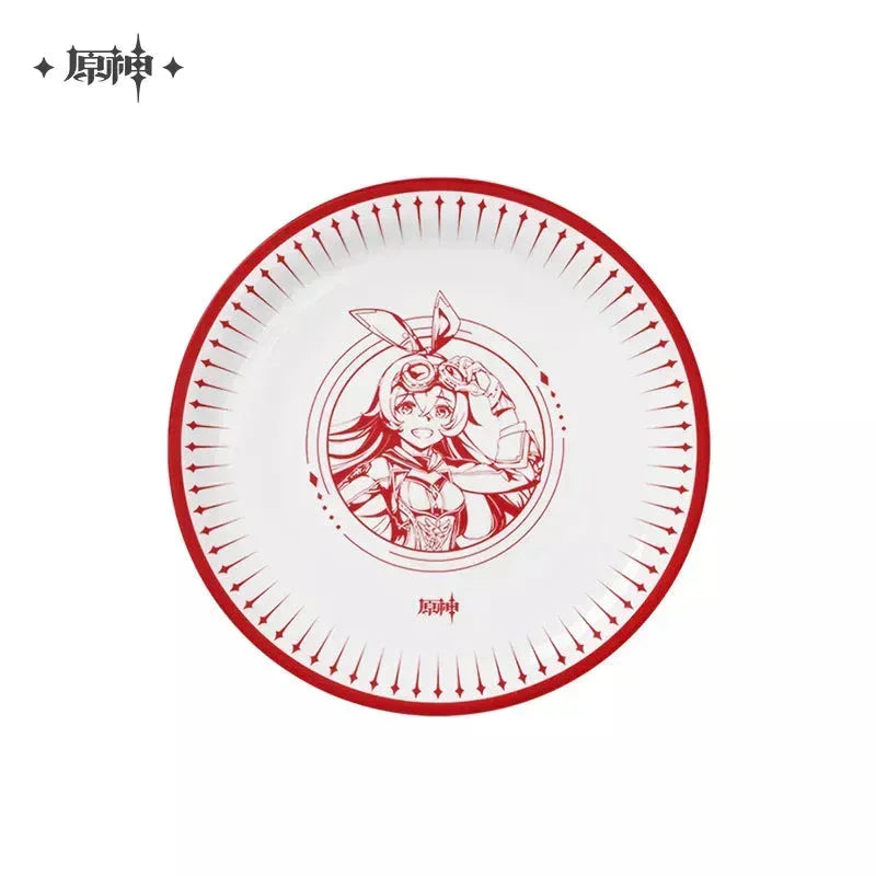 Genshin Impact X PizzaHut Series Merch Plate: Amber ACG Go Anime www.acg-go.com Amber, Apparel, Eula