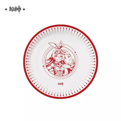 Genshin Impact X PizzaHut Series Merch Plate: Amber ACG Go Anime www.acg-go.com Amber, Apparel, Eula