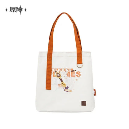 Genshin Impact Yoimiya Frolicking Flames Canvas Tote Bag Canvas Tote Bag ACG Go Anime www.acg-go.com Apparel, Canvas Bag, Yoimiya