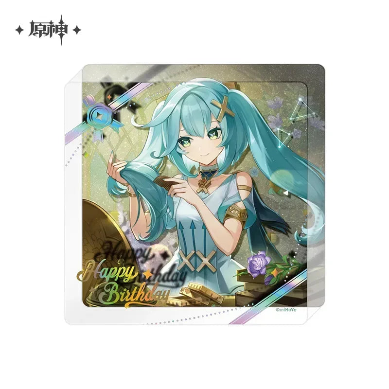 Genshin Impact The Day of Destiny Series Thick Acrylic Coaster 2025