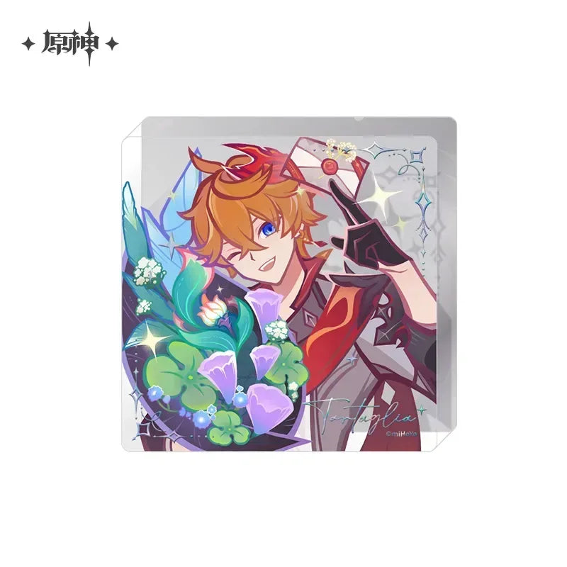 Genshin Impact Voicemail of Fragrance Series Badge & Acrylic Block