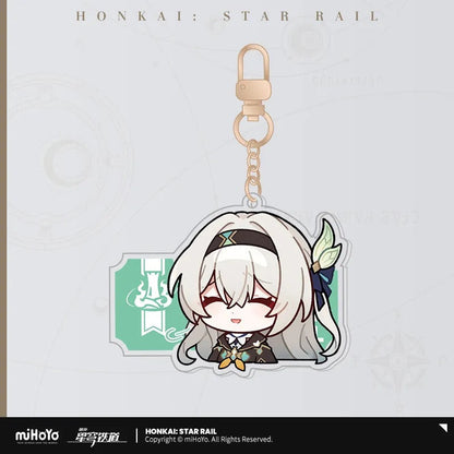 Pom-Pom Exhibition Series Acrylic Keychain