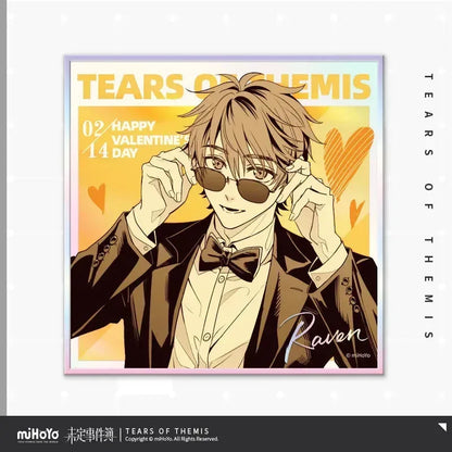 Tears of Themis Happy Valentine's Day Series Decorative Shikishi Cardboard Luke Pearce ACG Go Anime www.acg-go.com Art Decor, Artem Wing, Cardboard, Luke Pearce, Marius von Hagen, Shikishi, Vyn Richter