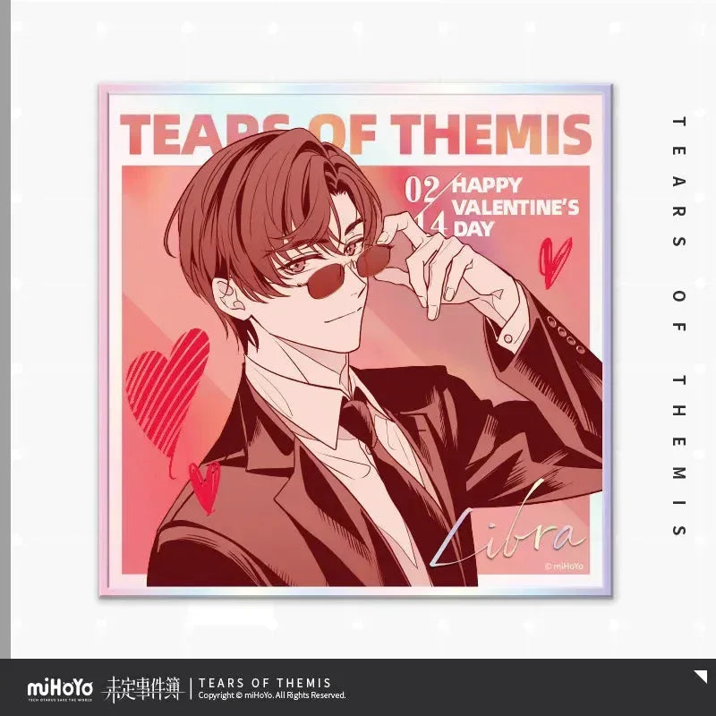 Tears of Themis Happy Valentine's Day Series Decorative Shikishi Cardboard Artem Wing ACG Go Anime www.acg-go.com Art Decor, Artem Wing, Cardboard, Luke Pearce, Marius von Hagen, Shikishi, Vyn Richter
