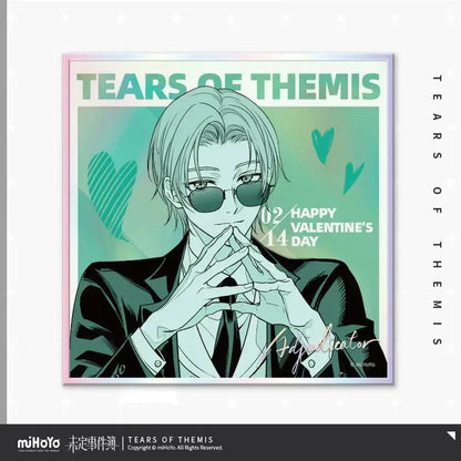 Tears of Themis Happy Valentine's Day Series Decorative Shikishi Cardboard Vyn Richter ACG Go Anime www.acg-go.com Art Decor, Artem Wing, Cardboard, Luke Pearce, Marius von Hagen, Shikishi, Vyn Richter