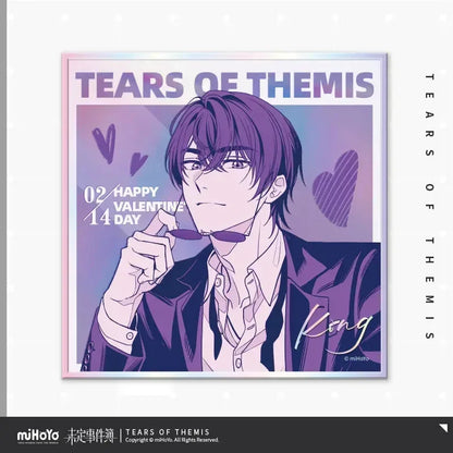Tears of Themis Happy Valentine's Day Series Decorative Shikishi Cardboard Marius von Hagen ACG Go Anime www.acg-go.com Art Decor, Artem Wing, Cardboard, Luke Pearce, Marius von Hagen, Shikishi, Vyn Richter