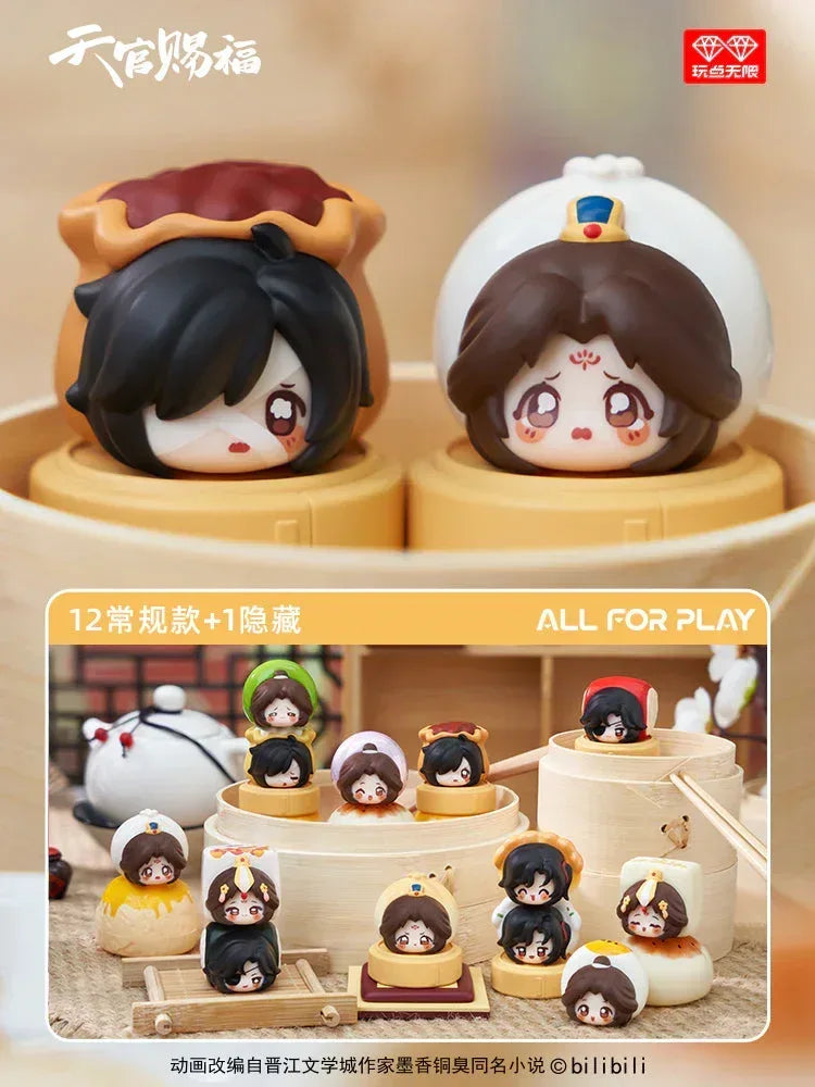 Heaven Official's Blessing Dim Sum Series Chibi Jenga Mystery Box Random One ACG Go Anime www.acg-go.com Heaven Official’s Blessing, Hua Cheng, Mystery Box, Xie Lian