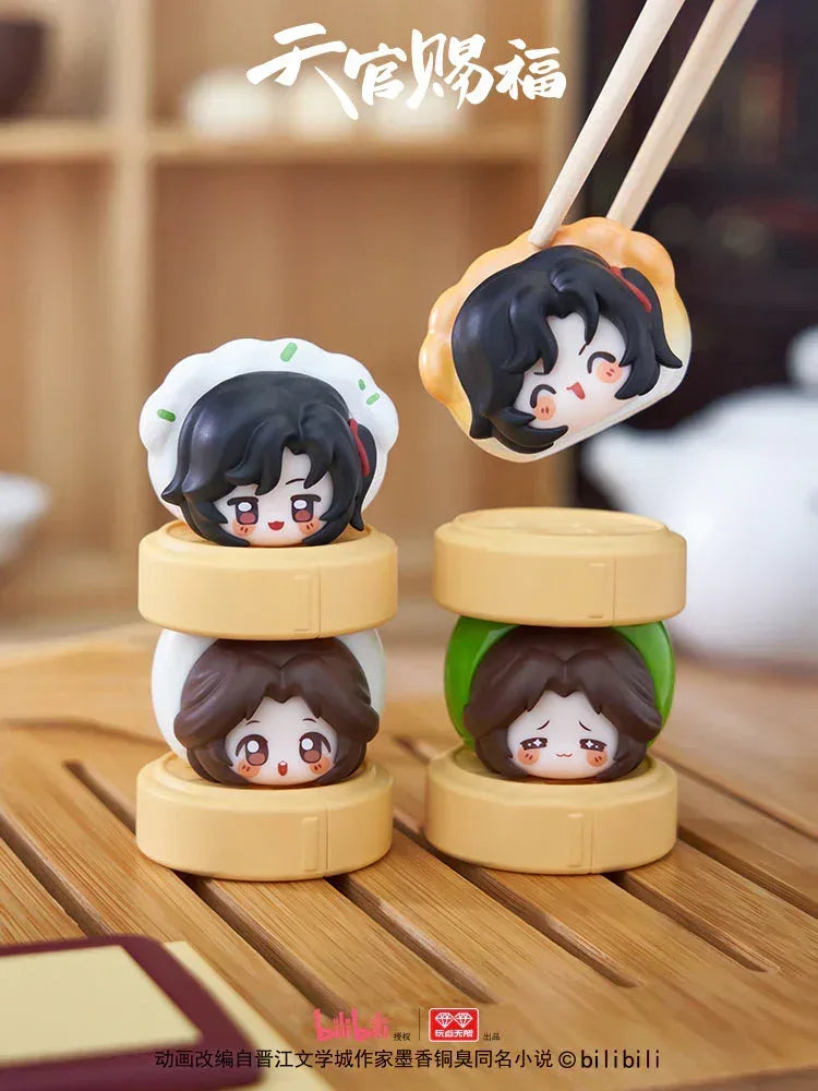 Heaven Official's Blessing Dim Sum Series Chibi Jenga Mystery Box Random One ACG Go Anime www.acg-go.com Heaven Official’s Blessing, Hua Cheng, Mystery Box, Xie Lian