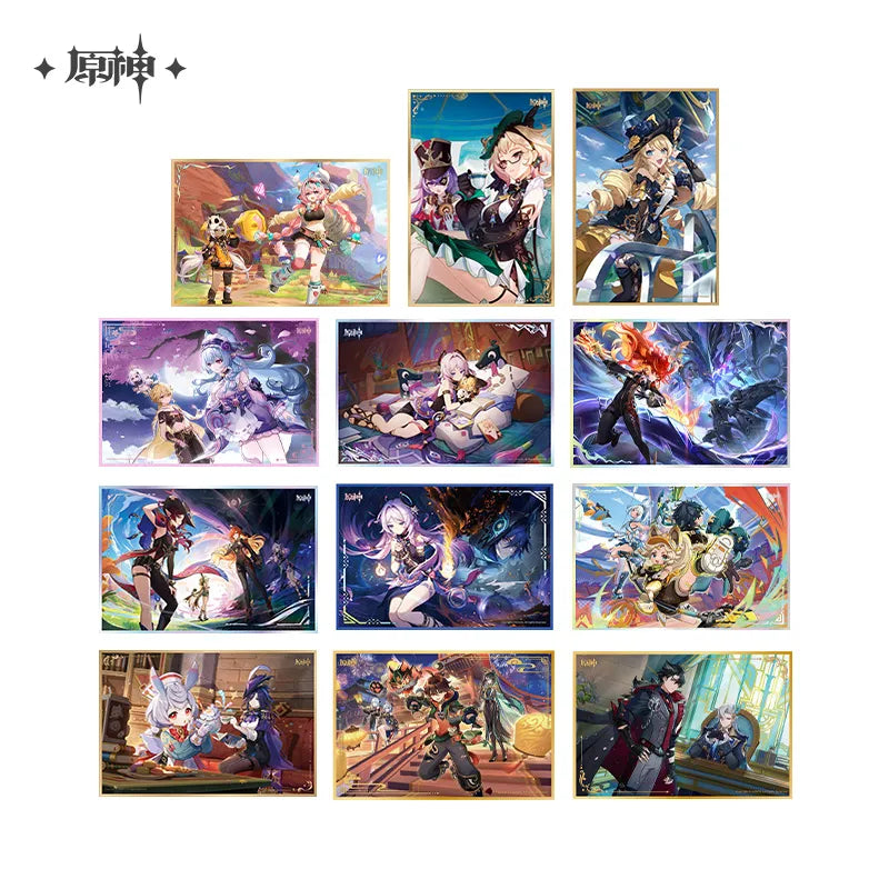 Genshin Impact Theme Series Acrylic Shikishi Cardboard