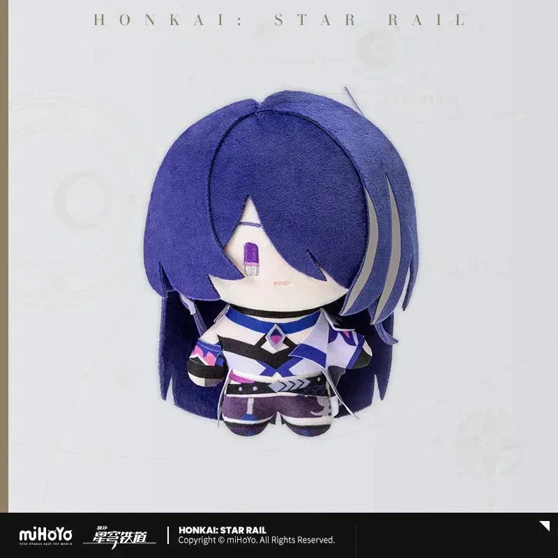 Honkai: Star Rail Chibi Doll Series Plush Toy Acheron ACG Go Anime www.acg-go.com Acheron, Anaxa, Blade, Castorice, Dan Heng, Dan Heng • Imbibitor Lunae, Dr. Ratio, Firefly, Fu Xuan, Jing Yuan, Jingliu, Kafka, March 7th, Mydei, Phainon, Plush, The Herta