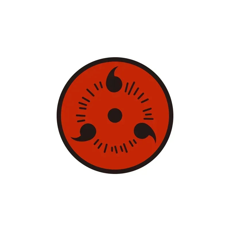 Naruto Metal Badge Three Magatama Sharingan ACG Go Anime www.acg-go.com Badge