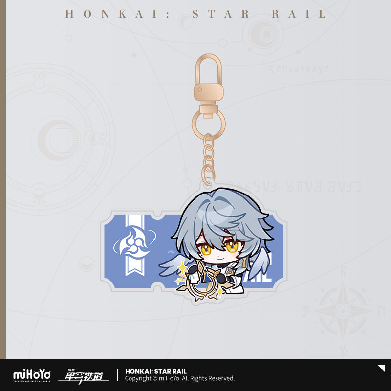 Pom-Pom Exhibition Series Acrylic Keychain