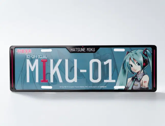 Hatsune Miku License Plate