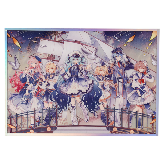 Hatsune Miku Song of Tides Series Shikishi Cardboard
