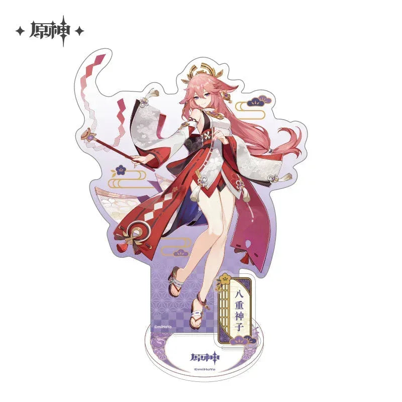 Genshin Impact Inazuma Character Stand Yae Miko ACG Go Anime www.acg-go.com Arataki Itto, Character Artwork, Chiori, Gorou, Kaedehara Kazuha, Kamisato Ayaka, Kamisato Ayato, Kirara, Kujou Sara, Kuki Shinobu, Raiden Shogun, Sangonomiya Kokomi, Sayu, Shikanoin Heizou, Stand, Thoma, Yae Miko, Yoimiya, Yumemizuki Mizuki