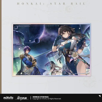Honkai: Star Rail Interstellar Journey Series Acrylic Shikishi Cardboard Crown Of The Mundane And Divine ACG Go Anime www.acg-go.com Art Decor, Cardboard, Celestial Eyes Above Mortal Ruins, Even Immortality Ends, Farewell, Galactic Roaming, Into the Yawning Chasm, Penacony, Then Wake to Weep