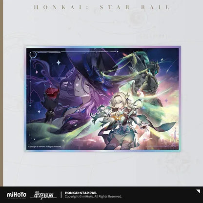 Honkai: Star Rail Interstellar Journey Series Acrylic Shikishi Cardboard Farewell, Penacony ACG Go Anime www.acg-go.com Art Decor, Cardboard, Celestial Eyes Above Mortal Ruins, Even Immortality Ends, Farewell, Galactic Roaming, Into the Yawning Chasm, Penacony, Then Wake to Weep