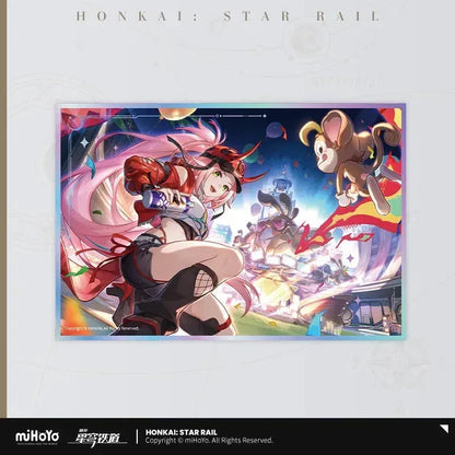 Honkai: Star Rail Interstellar Journey Series Acrylic Shikishi Cardboard Annals of Pinecany's Mappou Age ACG Go Anime www.acg-go.com Art Decor, Cardboard, Celestial Eyes Above Mortal Ruins, Even Immortality Ends, Farewell, Galactic Roaming, Into the Yawning Chasm, Penacony, Then Wake to Weep