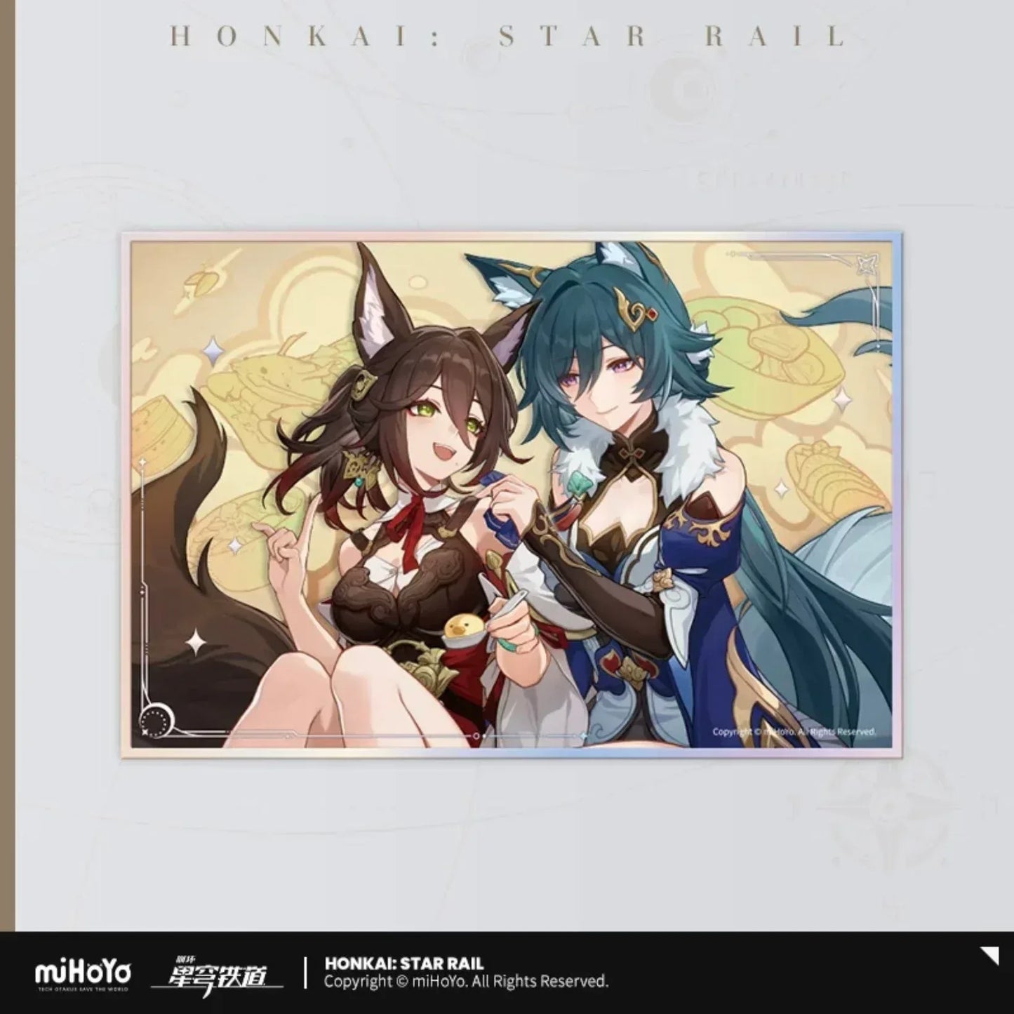 Honkai: Star Rail Interstellar Journey Series Acrylic Shikishi Cardboard Tingyun & Yukong ACG Go Anime www.acg-go.com Art Decor, Cardboard, Celestial Eyes Above Mortal Ruins, Even Immortality Ends, Farewell, Galactic Roaming, Into the Yawning Chasm, Penacony, Then Wake to Weep