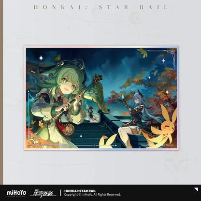 Honkai: Star Rail Interstellar Journey Series Acrylic Shikishi Cardboard The Crepuscule Zone ACG Go Anime www.acg-go.com Art Decor, Cardboard, Celestial Eyes Above Mortal Ruins, Even Immortality Ends, Farewell, Galactic Roaming, Into the Yawning Chasm, Penacony, Then Wake to Weep