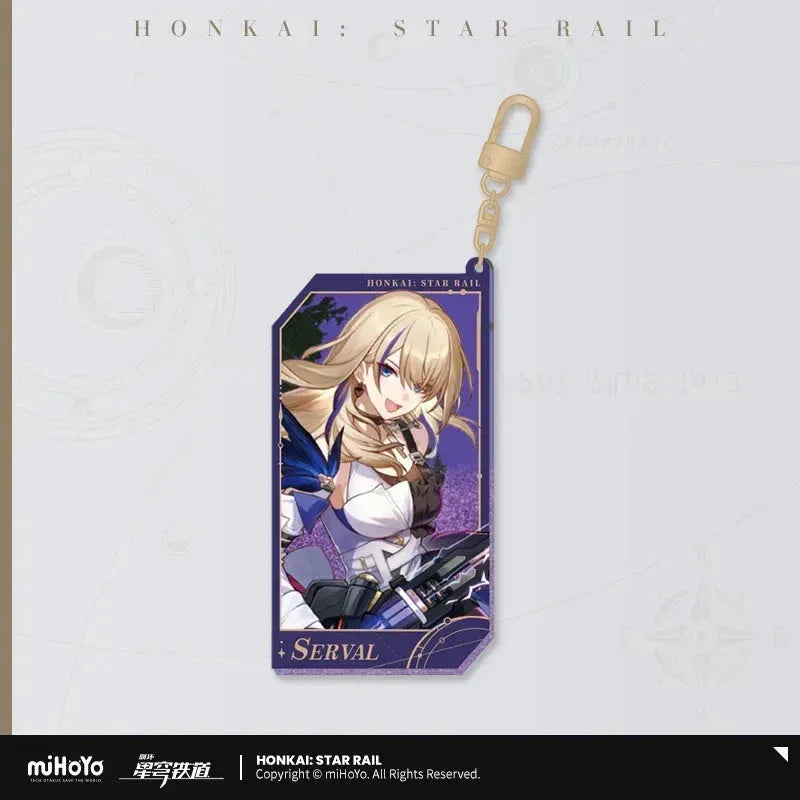 Honkai: Star Rail Invitation From The Stellar Series Glitter Quicksand Acrylic Keychain Serval ACG Go Anime www.acg-go.com Acheron, Aglaea, Argenti, Art Decor, Aventurine, Bailu, Black Swan, Blade, Boothill, Dan Heng • Imbibitor Lunae, Dr. Ratio, Feixiao, Firefly, Fu Xuan, Fugue, Huohuo, Jade, Jiaoqiu, Jing Yuan, Jingliu, Kafka, Lingsha, Luocha, March 7th, Mydei, Rappa, Robin, Ruan Mei, Seele, Serval, Silver Wolf, Sparkle, Stand, Sunday, The Herta, Topaz, Tribbie, Yunli
