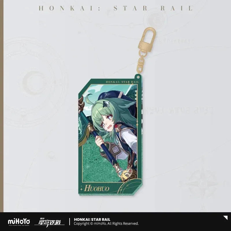 Honkai: Star Rail Invitation From The Stellar Series Glitter Quicksand Acrylic Keychain Huohuo ACG Go Anime www.acg-go.com Acheron, Aglaea, Argenti, Art Decor, Aventurine, Bailu, Black Swan, Blade, Boothill, Dan Heng • Imbibitor Lunae, Dr. Ratio, Feixiao, Firefly, Fu Xuan, Fugue, Huohuo, Jade, Jiaoqiu, Jing Yuan, Jingliu, Kafka, Lingsha, Luocha, March 7th, Mydei, Rappa, Robin, Ruan Mei, Seele, Serval, Silver Wolf, Sparkle, Stand, Sunday, The Herta, Topaz, Tribbie, Yunli