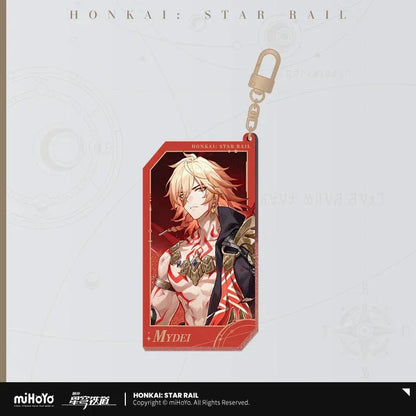 Honkai: Star Rail Invitation From The Stellar Series Glitter Quicksand Acrylic Keychain Mydei ACG Go Anime www.acg-go.com Acheron, Aglaea, Argenti, Art Decor, Aventurine, Bailu, Black Swan, Blade, Boothill, Dan Heng • Imbibitor Lunae, Dr. Ratio, Feixiao, Firefly, Fu Xuan, Fugue, Huohuo, Jade, Jiaoqiu, Jing Yuan, Jingliu, Kafka, Lingsha, Luocha, March 7th, Mydei, Rappa, Robin, Ruan Mei, Seele, Serval, Silver Wolf, Sparkle, Stand, Sunday, The Herta, Topaz, Tribbie, Yunli